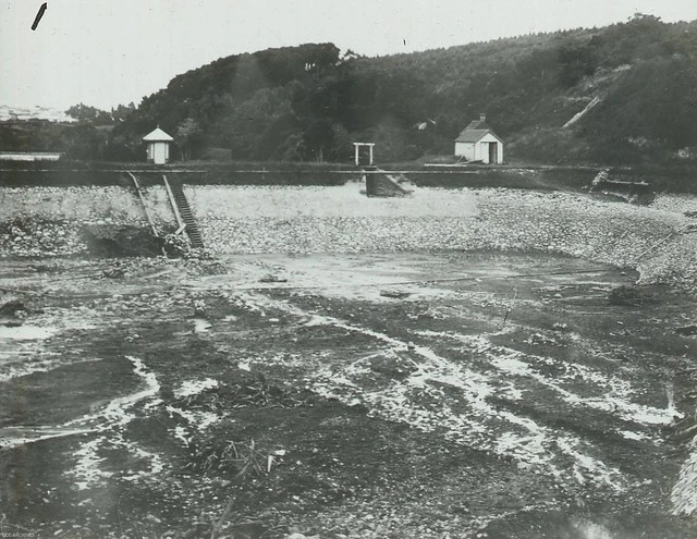 Ross Creek Dam Cleaning - Earth Dam c1920