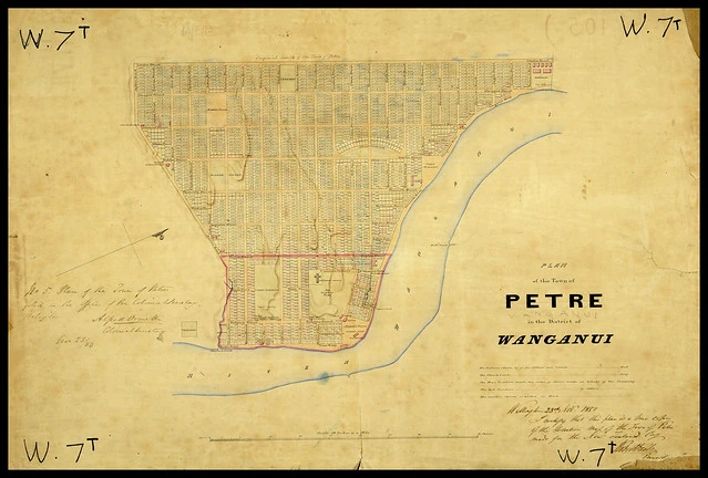 Plan of the Town of Petre, 1850