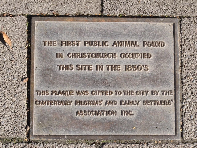 Plaque in Victoria Square