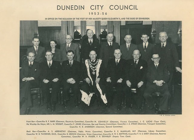 Dunedin City Councillors 1953-1956