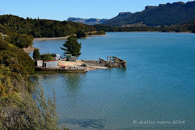 Mangarakau Wharf, Westhaven Estuary (Whanganui Inlet), Golden Bay