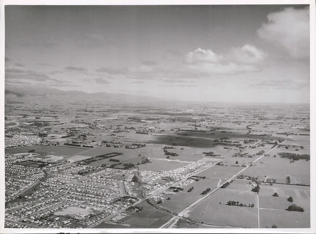 Aerial of Palmerston North (1958)