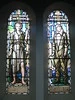 The Saint Andrew Window and the Andrew Seton Campbell Window by Napier and Christian Waller; St Mark's Church of England - Corner Burke and Canterbury Roads, Camberwell