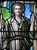 Detail of the Saint Andrew Window by Napier and Christian Waller; St Mark's Church of England - Corner Burke and Canterbury Roads, Camberwell