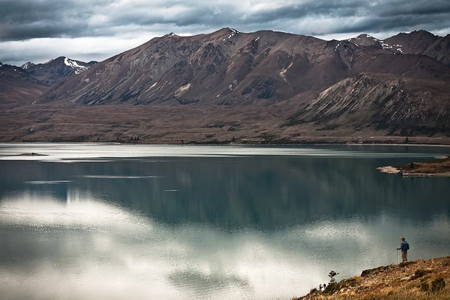 Sightseeing at Lake Tekapo