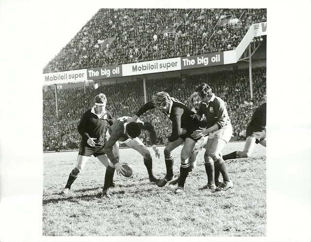Lions versus All Blacks, 3rd Test July 1971, Athletic Park, Wellington.