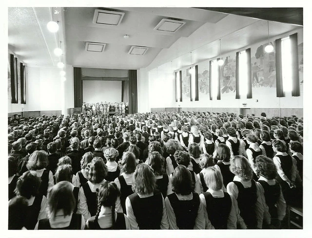 Avondale Technical High School, Auckland: Morning assembly