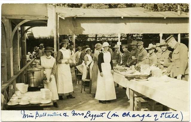 YMCA canteen at Esbekia gardens