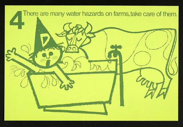 There Are Many Water Hazards On Farms, Take Care Of Them