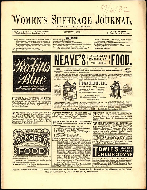 Women's Suffrage Journal, London, 1887