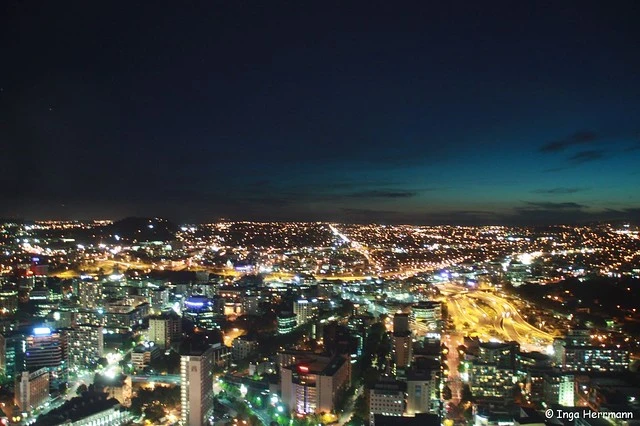 Auckland by night