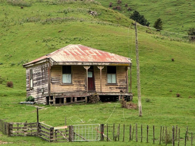 Old house, Porootarao, Waikato, New Zealand