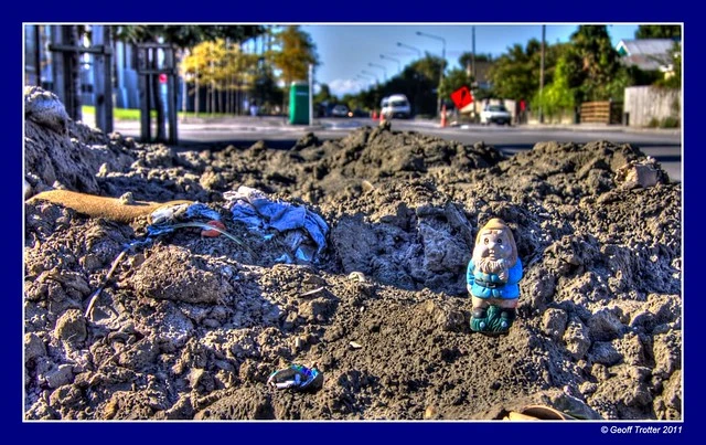 Christchurch Earthquake 2011 - Gnome Away From Home