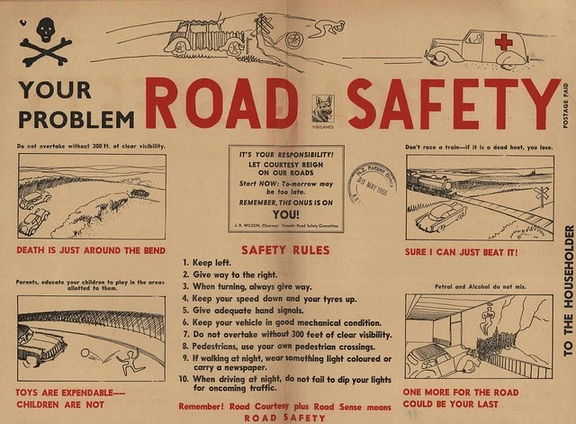 Road Safety Rules from 1955