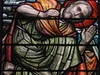 Detail of St Peter in the Great West Window by Napier and Christian Waller; St Mark's Church of England - Corner Burke and Canterbury Roads, Camberwell