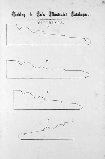 Findlay & Co. :Findlay and Co's illustrated catalogue. Mouldings [models] 1-4. [1874].