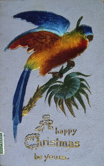 [Postcard]. A Happy Christmas be yours. [ca 1905-1910].