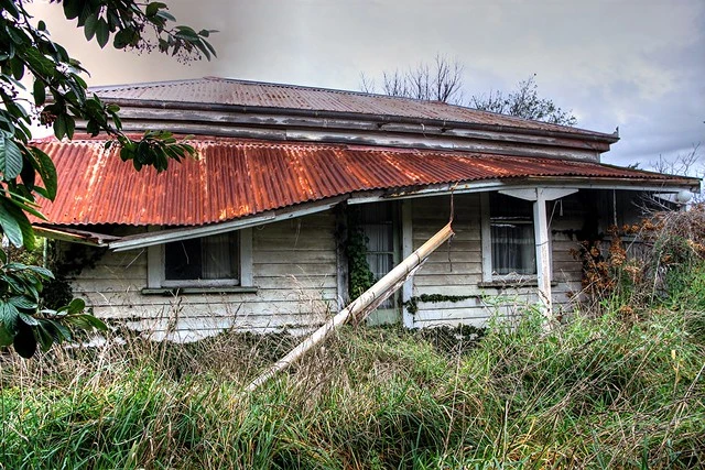 Old house, Kaikoura, North Canterbury, New Zealand