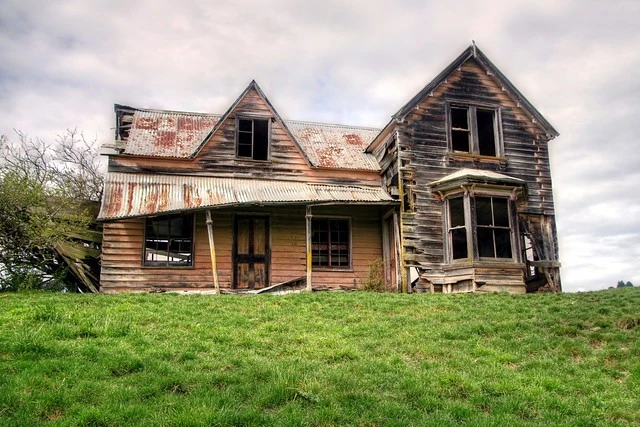 Old house, Wai-iti, Nelson, New Zealand