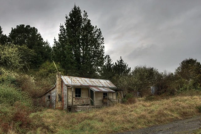 Old house, Waimiha, Manawatu Whanganui, New Zealand