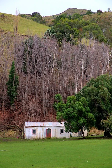Old house, Parikawa, North Canterbury, New Zealand