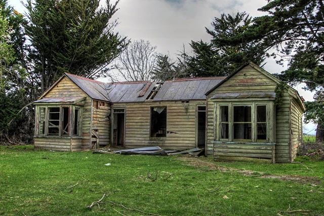 Old house, Selwyn, Canterbury, New Zealand