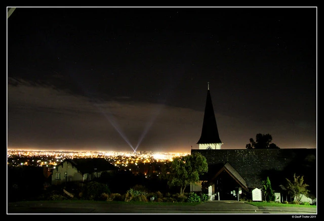 Earthquake Lights Over Christchurch - The White Lights Of Hope