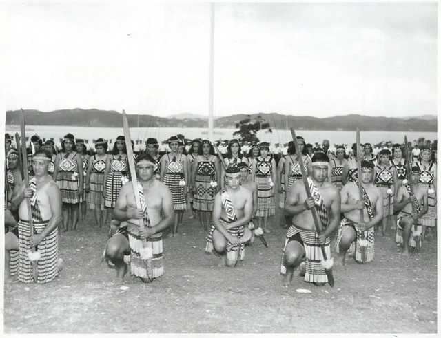 Waitangi Day 1968 - The Māori welcome given by the Whakatohea Tribe from the Bay of Plenty