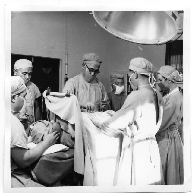 Operation in progress, Apia Hospital
