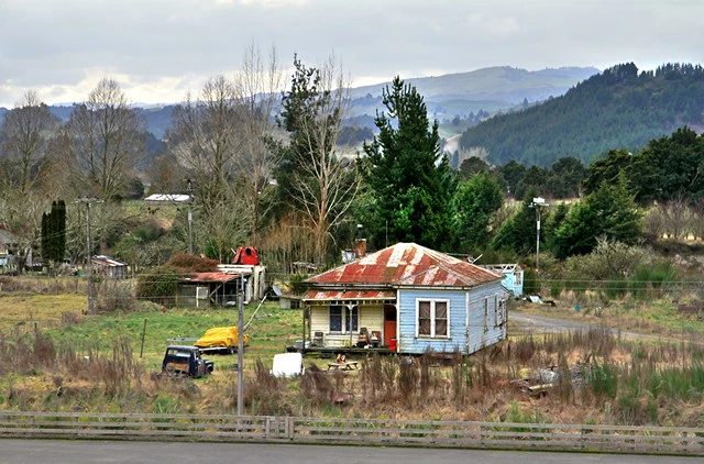 Old house, Piriaka, Manawatu - Whanganui, New Zealand