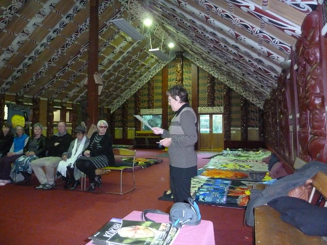 Story blanket display at Rehua