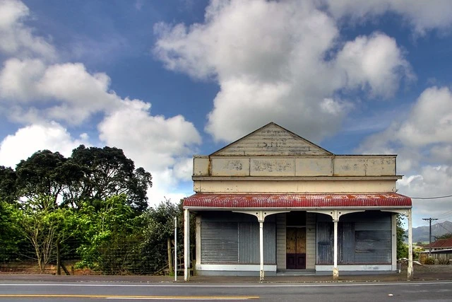 Old shop, Okato, Taranaki, New Zealand
