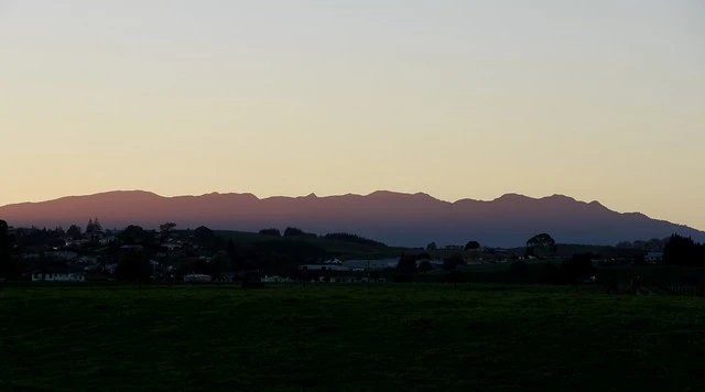 Mt Pirongia from Otorohanga, Waikato, New Zealand