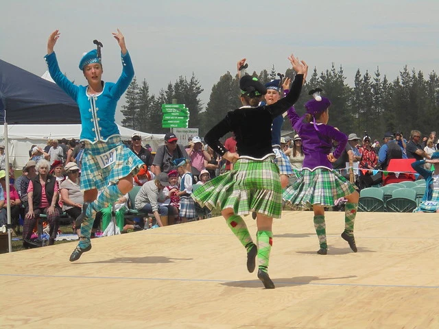 Highland dancers