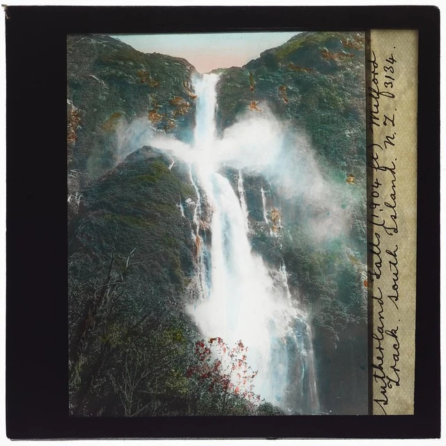 Sutherland Falls Milford Track c. 1890 - c. 1910 - Smaller