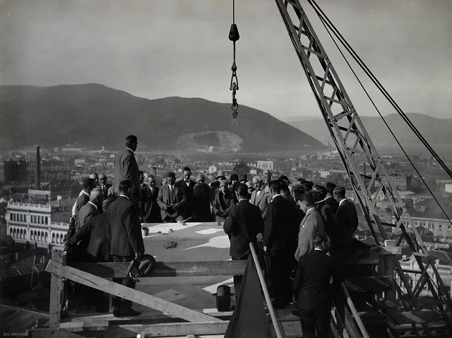 Coping Stone Ceremony, 6 April 1929