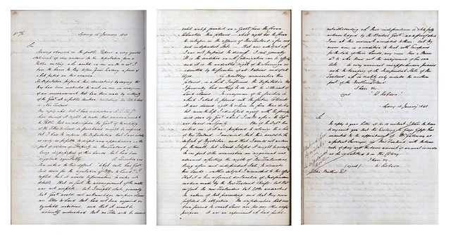 Correspondence from William Hobson to George Gipps, January 1840