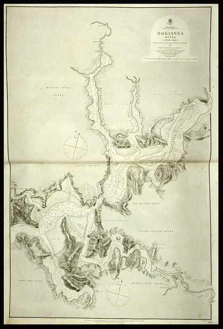 Chart of the Upper Hokianga, 1851