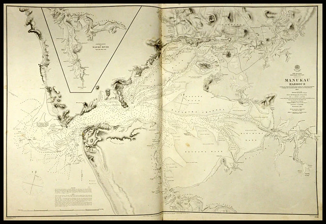 Chart of Manukau Harbour, 1853