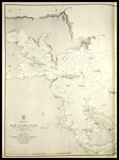 Chart of the Bay of Islands, 1849