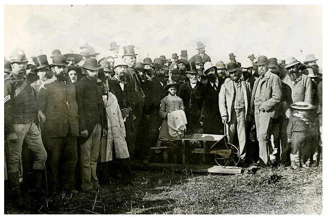 Opening of Construction of North Island Trunk Line (Central Section) 1885