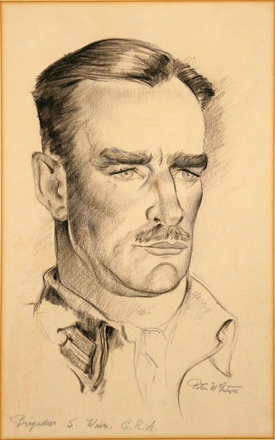 Peter McIntyre, 'Brigadier C E Weir', c.1941-1945