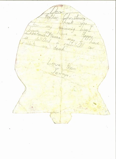 Letter to Santa, 1982