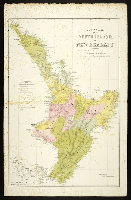 Loyal and rebel districts, 1869