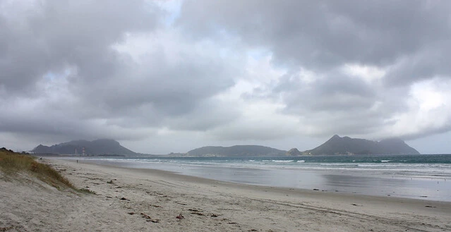 Overcast day - Ruakaka Beach, NZ