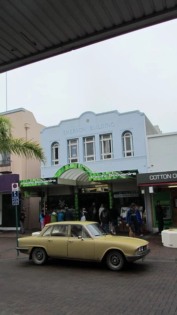 Napier on a rainy day