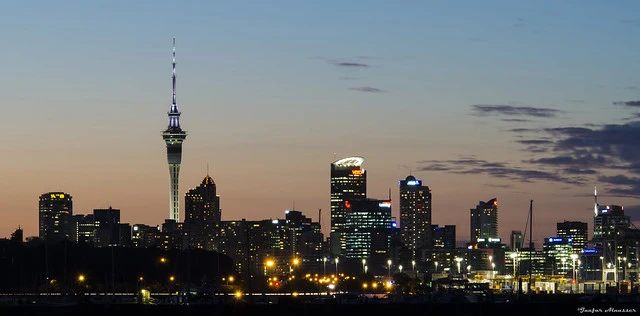 view from mission Bay Auckland New Zealand