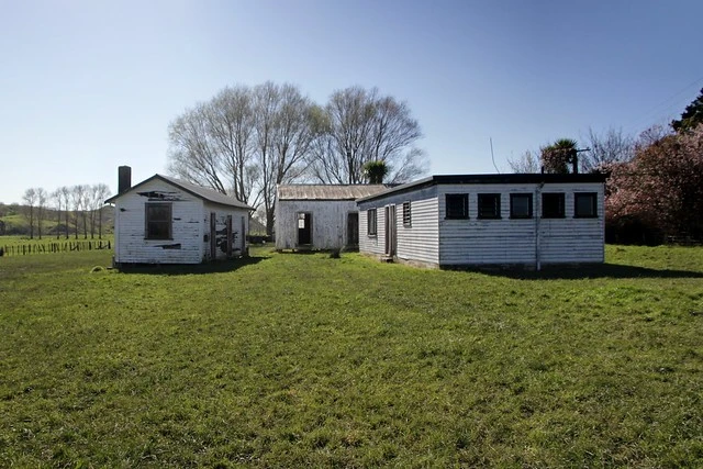 Old shearers' quarters, Tolaga Bay, Gisborne, New Zealand