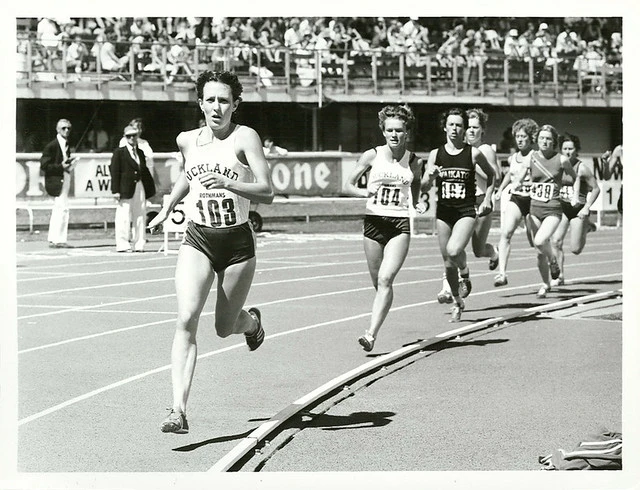 N.Z.A.A.A. Championships. Q.E.2 Park. Women's 800 metres. Anne Audain (Auckland)