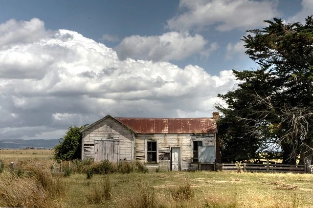 Old house, Ashurst, Manawatu, New Zealand